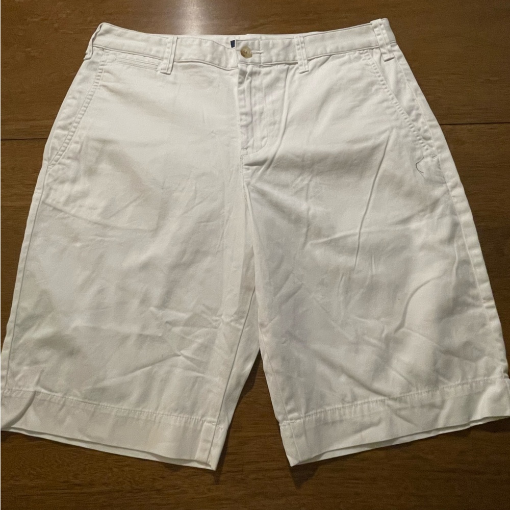 Polo Ralph Lauren White Bermuda Shorts Sz 8